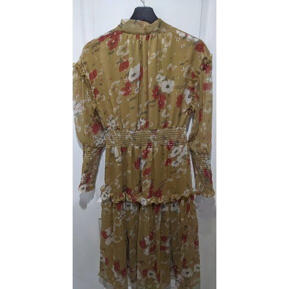 Walter baker | Artur chiffon midi dress in Poppy Paradise - Picture 3 of 15